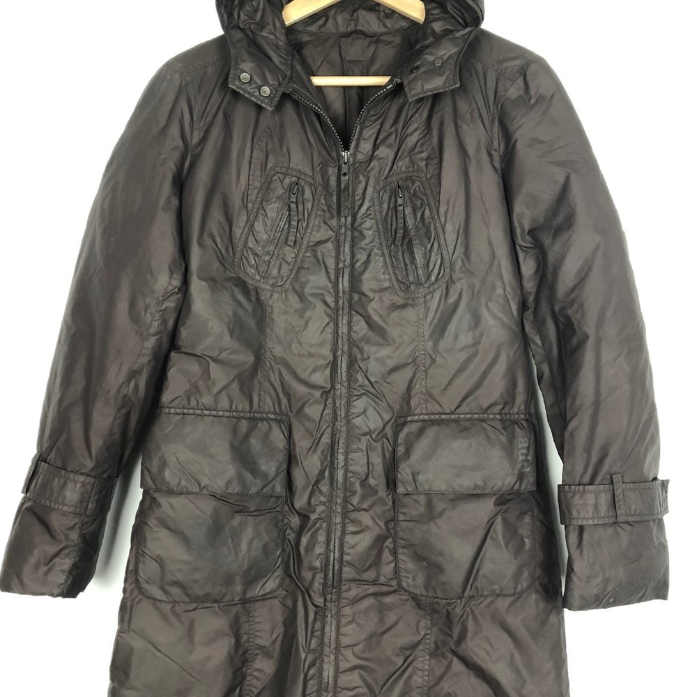 ADD Down Hooded Puffer Trench Coat!